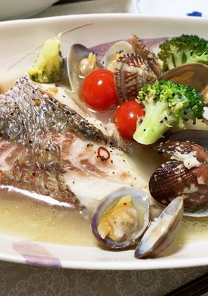 切り身で簡単！鯛のアクアパッツァ-レシピのメイン写真