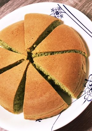 炊飯器で簡単!青汁蒸しパン-レシピのメイン写真