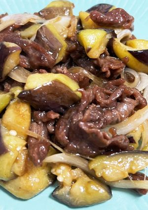 ナスと牛肉のオイスターソース炒め-レシピのメイン写真