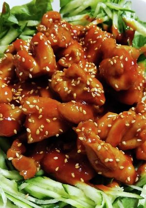 ヤンニョムチキン-レシピのメイン写真