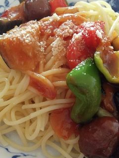 なすとミートボールのスパゲティ-レシピのメイン写真
