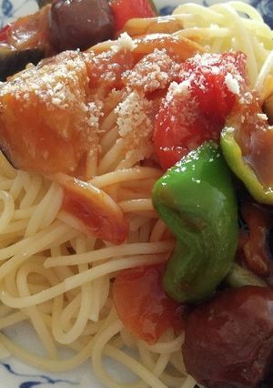 なすとミートボールのスパゲティ-レシピのメイン写真