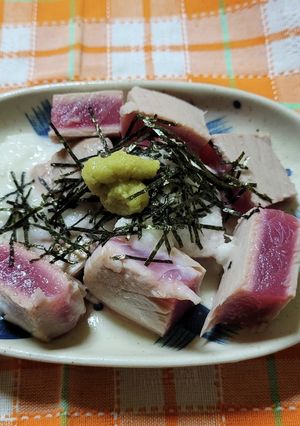 炙りマグロ山かけ-レシピのメイン写真