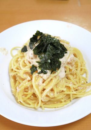 お鍋ひとつで、タラコスパゲッティ-レシピのメイン写真