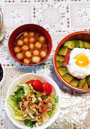 お家カフェ風盛り付け案★ローストビーフ丼-レシピのメイン写真