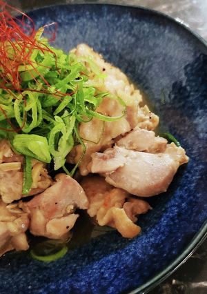 圧倒的中毒性！鳥モモ肉でガリバタポン！-レシピのメイン写真