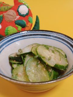 きゅうりと青しその梅肉和え-レシピのメイン写真
