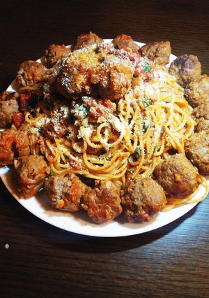 絶品☆ルパン三世のミートボールパスタ-レシピのメイン写真