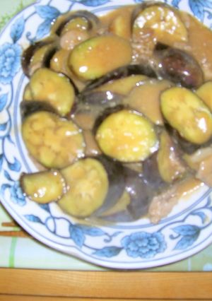豚肉と茄子のピリ辛味噌炒め。-レシピのメイン写真