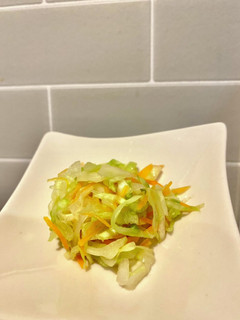 簡単さっぱり味わいキャベツの甘酢あえ-レシピのメイン写真