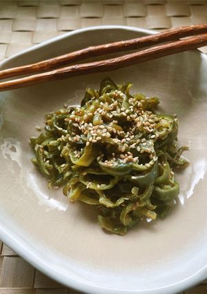 超簡単味染みピーマンのドレッシング炒め煮-レシピのメイン写真