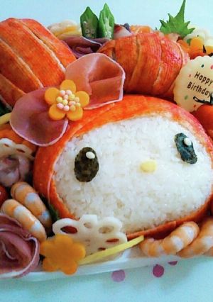 【お寿司ケーキ】マイメロディ＊誕生日-レシピのメイン写真