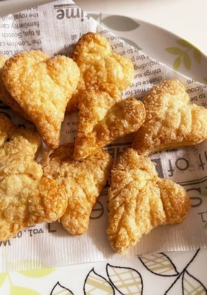 ハート型でアイビー風リーフパイ♡-レシピのメイン写真
