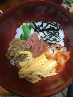 ネバネバ丼、明太子入り-レシピのメイン写真