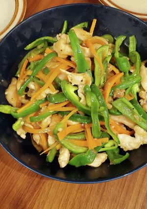 鶏胸肉の青椒肉絲風-レシピのメイン写真