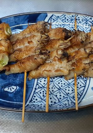 茗荷の千切り豚バラ巻焼き-レシピのメイン写真