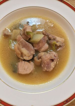 鶏もも肉とチコリのオレンジジュース煮-レシピのメイン写真