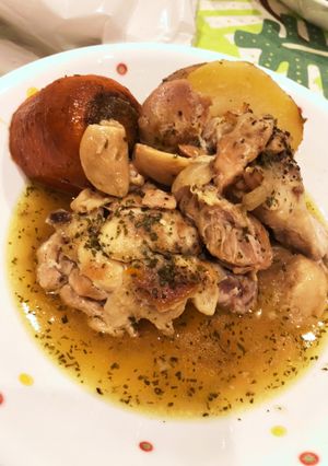 ダッチオーブン風チキン-レシピのメイン写真