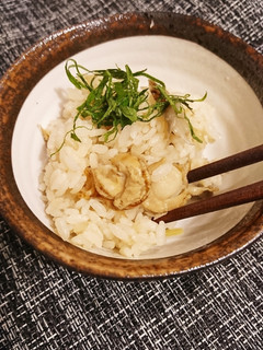 ホタテ炊き込みご飯-レシピのメイン写真