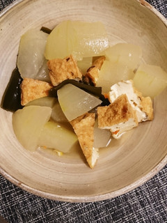 冷たい冬瓜と厚揚げ煮-レシピのメイン写真