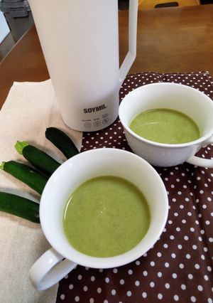 SOYMIL de　ズッキーニポタージュ-レシピのメイン写真