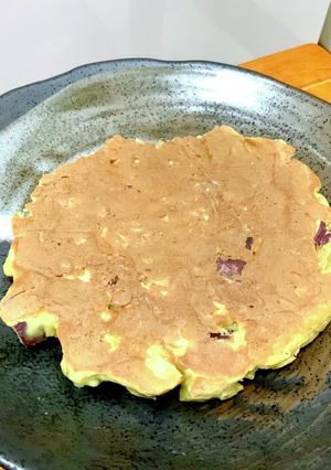 さつまいもオートミールパンケーキ-レシピのメイン写真