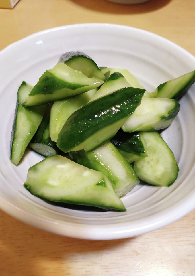 【覚書】胡瓜の簡単漬物【大量消費】-レシピのメイン写真
