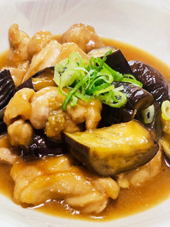 とろ〜りうまうま!鶏肉と茄子のすっぱ煮-レシピのメイン写真