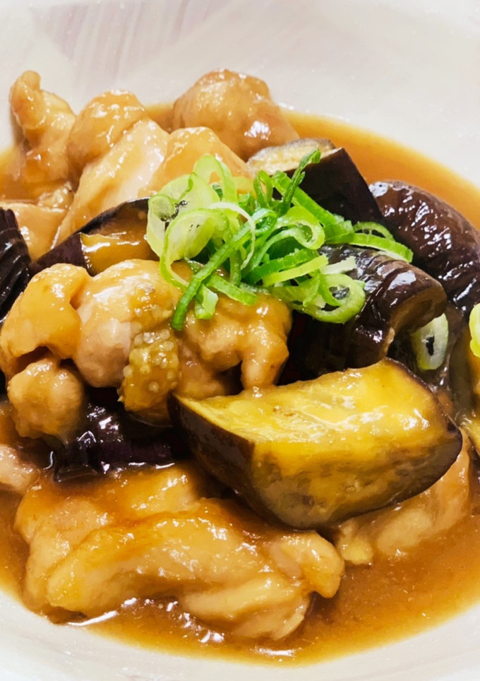 とろ〜りうまうま！鶏肉と茄子のすっぱ煮-レシピのメイン写真