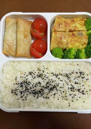 春巻卵焼フードマン800弁当-レシピのメイン写真