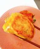 ライスペーパーでキムチェダー餃子