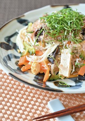 〈貧血予防〉そうめんチャンプルー-レシピのメイン写真