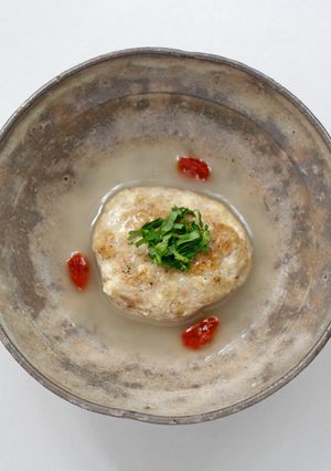 【秋】豆腐ハンバーグの薬膳あんかけ-レシピのメイン写真
