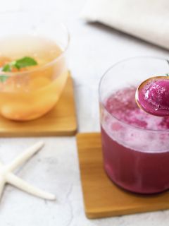 飲む果実酢でシュワっとアイスの実ドリンク-レシピのメイン写真