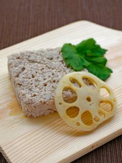 《猫向け》蓮根の薬膳テリーヌ-レシピのメイン写真
