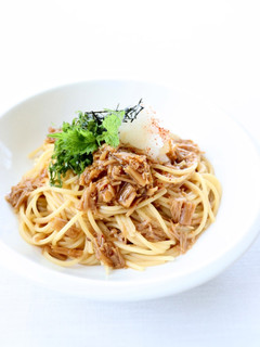 簡単に美味しい【なめたけおろしパスタ】-レシピのメイン写真