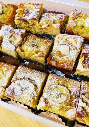 絶品！！バナナと蜂蜜のしっとりケーキ-レシピのメイン写真