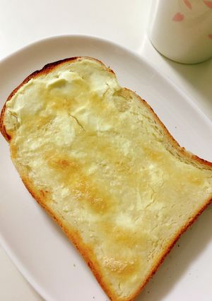ウマ簡単◇チーズケーキ風トースト◇-レシピのメイン写真