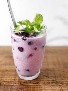 ブルーベリー酢豆乳ミントジュレップ-レシピのメイン写真