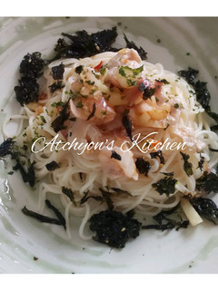 簡単!ピリ辛冷しゃぶ素麺-レシピのメイン写真