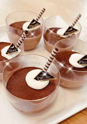 チョコレートムースのデザート-レシピのメイン写真