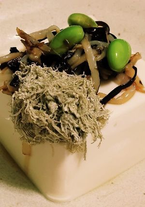 冷奴7号見参! もやし/しそ昆布煮/枝豆-レシピのメイン写真