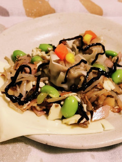 焼売&しそ昆布煮もやし枝豆/ハムチーズ-レシピのメイン写真