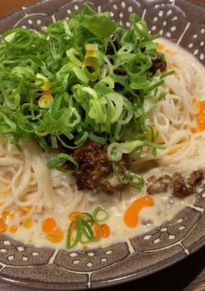 つめたい麺(^^)冷やし坦々素麺-レシピのメイン写真