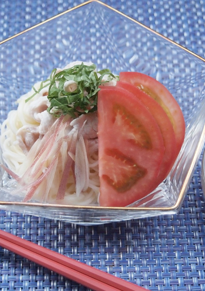 「つめたい麺」簡単ごまだれ ごちそう素麺-レシピのメイン写真