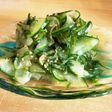 大量消費!きゅうりと大葉の胡麻和え