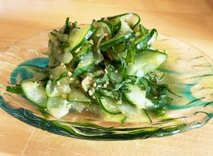 大量消費！きゅうりと大葉の胡麻和え-レシピのメイン写真