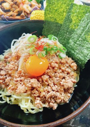 つめたい麺に♡我が家のあんかけ混ぜそば-レシピのメイン写真