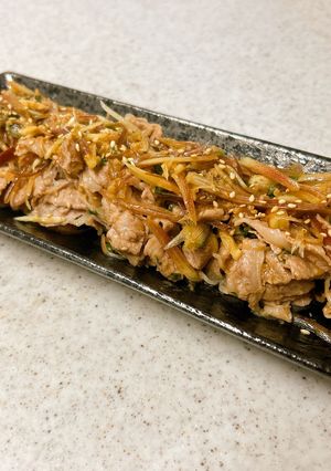 香味野菜たっぷり豚しゃぶ醤油麹ダレ和え-レシピのメイン写真