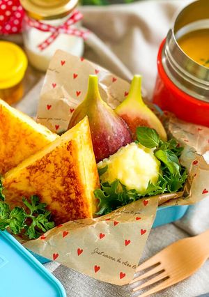 62℃～ 極上 フレンチトースト弁当-レシピのメイン写真